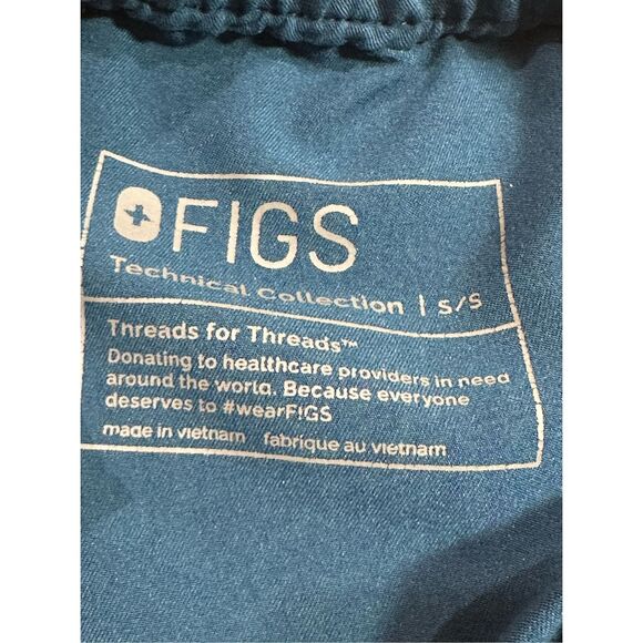 FIGS blue scrub pants size S/S - Picture 13 of 13